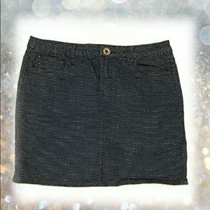 EARL JEANS WOMENS DARK BLUE JEANS POLKA DOT SKIRTS